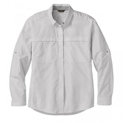 Front - Eddie Bauer Womens/Ladies Guide 2 UV Protection Long-Sleeved Shirt