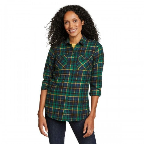 Front - Eddie Bauer Womens/Ladies Firelight Flannel Shirt