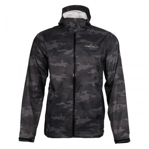 Front - Eddie Bauer Mens Cloud Cap Camo Waterproof Jacket