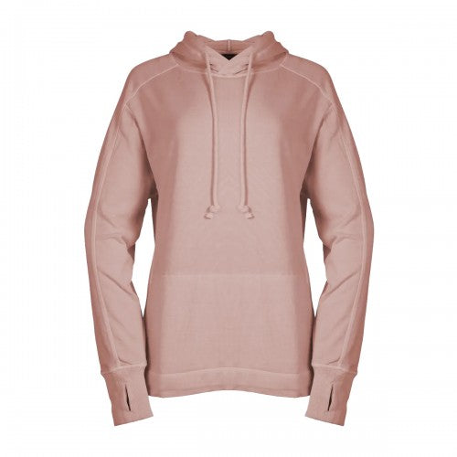 Front - Eddie Bauer Womens/Ladies Mineral Wash Terrycloth Hoodie