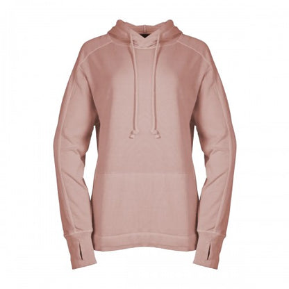 Front - Eddie Bauer Womens/Ladies Mineral Wash Terrycloth Hoodie