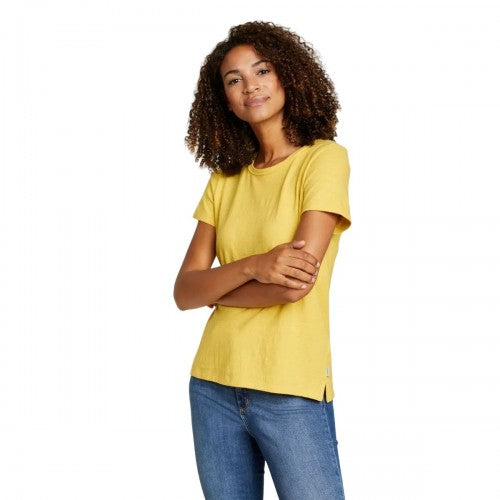 Front - Eddie Bauer Womens/Ladies Hemplify Short-Sleeved T-Shirt