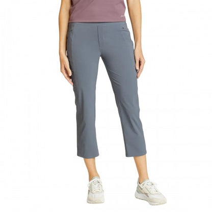 Front - Eddie Bauer Womens/Ladies Incline Utility Capri Trousers