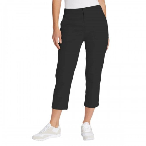 Front - Eddie Bauer Womens/Ladies Horizon High Rise Cropped Trousers