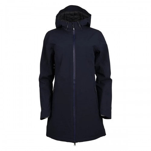 Front - Eddie Bauer Womens/Ladies Cloud Cap Stretch Insulated Trench Coat