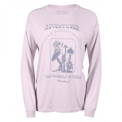 Front - Eddie Bauer Womens/Ladies Adventure Graphic Print T-Shirt
