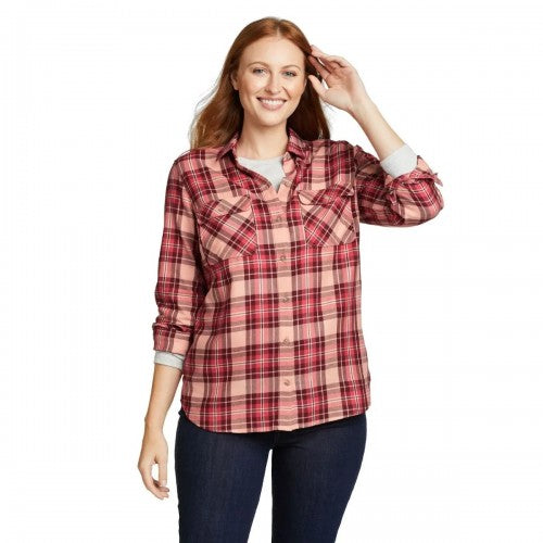 Front - Eddie Bauer Womens/Ladies Firelight Flannel Shirt