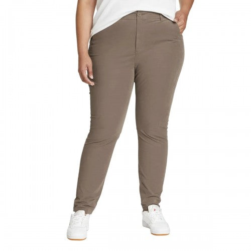 Front - Eddie Bauer Womens/Ladies Voyager High Rise Chinos
