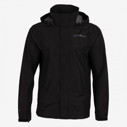 Front - Eddie Bauer Mens Rainfoil Packable Waterproof Jacket