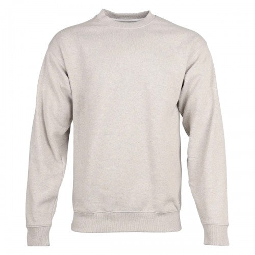 Front - Eddie Bauer Mens Signature Crew Neck Long-Sleeved Sweatshirt