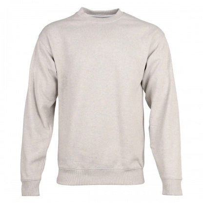 Front - Eddie Bauer Mens Signature Crew Neck Long-Sleeved Sweatshirt