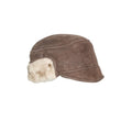 Front - Eastern Counties Leather Mens Caxton Sheepskin Aviator Trapper Hat