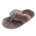 Front - Eastern Counties Leather Womens/Ladies Sheepskin Flip Flops