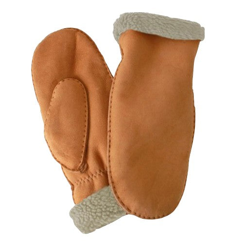 Front - Eastern Counties Leather Womens/Ladies Full Hand Sheepskin Mittens