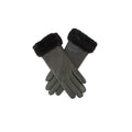 Front - Eastern Counties Leather Womens/Ladies Debbie Faux Fur Cuff Gloves