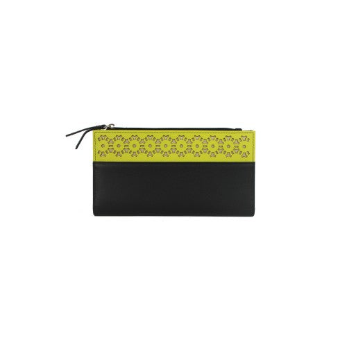 Front - Eastern Counties Leather Womens/Ladies Karlie Contrast Panel Purse