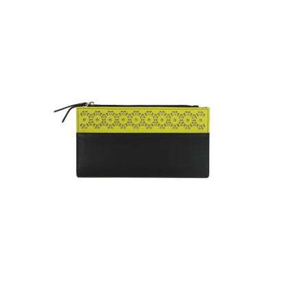 Front - Eastern Counties Leather Womens/Ladies Karlie Contrast Panel Purse