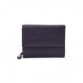 Front - Eastern Counties Leather Nina 2 Embossed Leather Purse