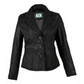 Front - Eastern Counties Leather Womens/Ladies Leather Short Blazer