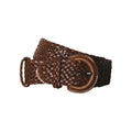 Front - Eastern Counties Leather NLB04 Plaited Leather Waist Belt
