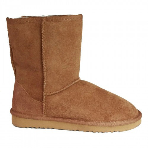 Front - Eastern Counties Leather Womens/Ladies Jodie Sheepskin Ankle Boots