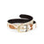 Front - Aubrion Womens/Ladies Cow Print Leather Waist Belt