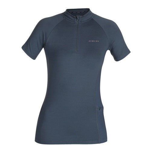 Coral - Front - Aubrion Childrens-Kids Revive Short-Sleeved Base Layer Top