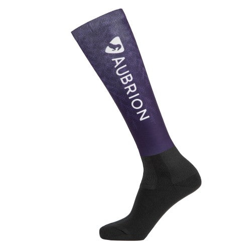 Front - Aubrion Unisex Adult Hyde Park Leaf Knee High Socks