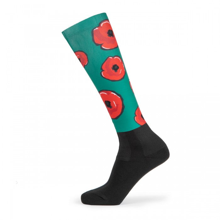 Front - Aubrion Childrens/Kids Hyde Park Poppy Knee High Socks