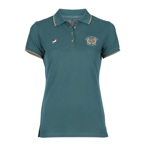 Front - Aubrion Girls Team Polo Shirt