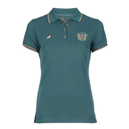 Front - Aubrion Girls Team Polo Shirt