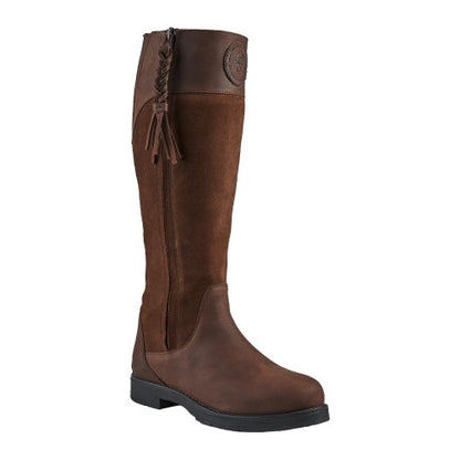 Front - Moretta Childrens/Kids Moretta Varallo Suede Country Boots