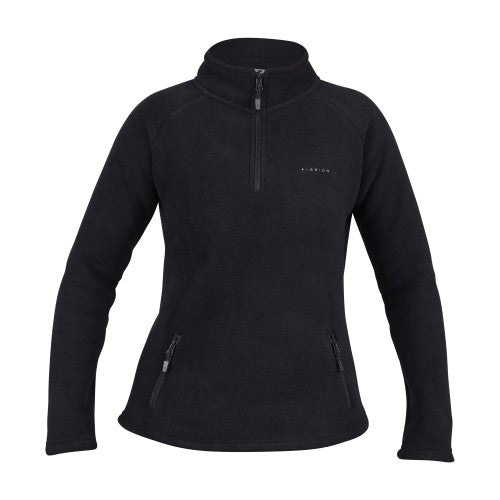 Purple - Front - Aubrion Womens-Ladies Restore Half Zip Fleece Top
