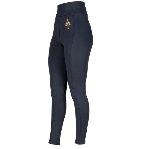 Front - Aubrion Womens/Ladies Team Winter Horse Riding Tights