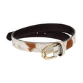 Front - Aubrion Womens/Ladies Cow Print Leather Waist Belt