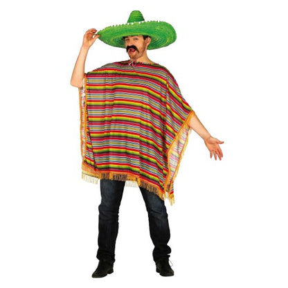 Front - Fiestas Guirca Unisex Adult Mexican Costume Poncho