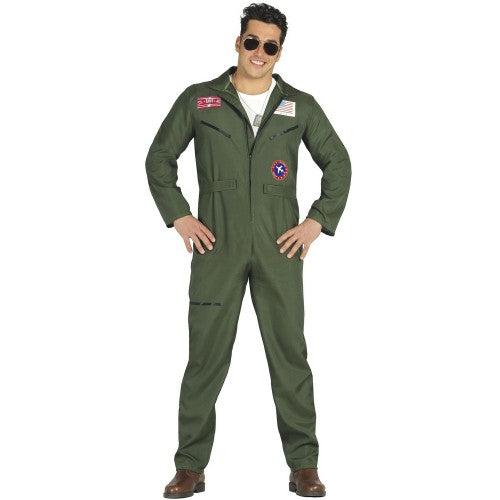 Front - Fiestas Guirca Mens Fighter Pilot Costume