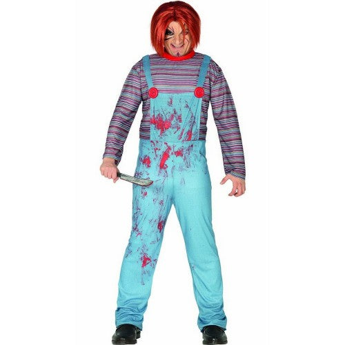 Front - Fiestas Guirca Teen Boys Creepy Doll Costume