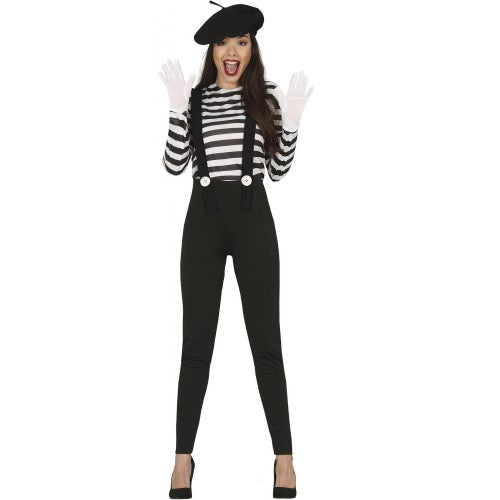 Front - Fiestas Guirca Womens/Ladies Mime Costume Set