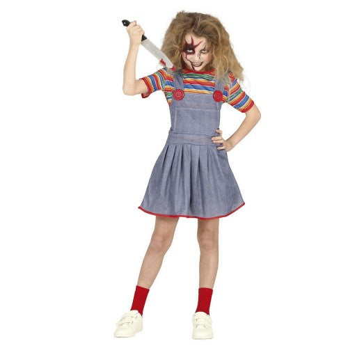 Front - Fiestas Guirca Girls Doll Costume Set