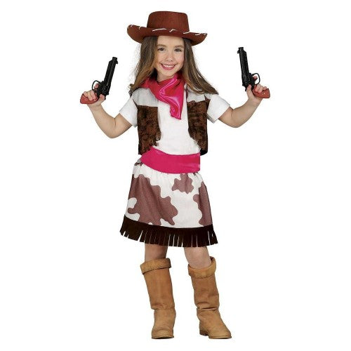 Front - Fiestas Guirca Girls Cowgirl Costume Set