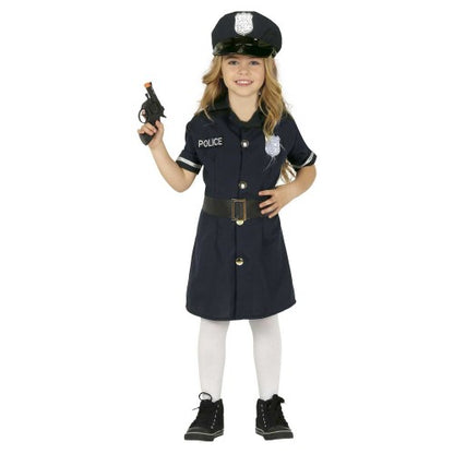 Front - Fiestas Guirca Girls Police Costume Set