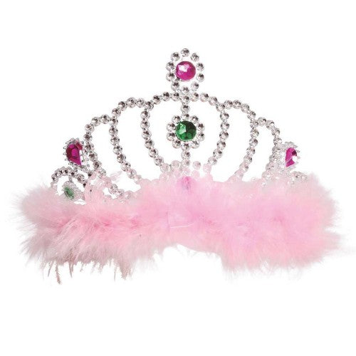 Front - Fiestas Guirca Feather Princess Tiara Costume Accessory