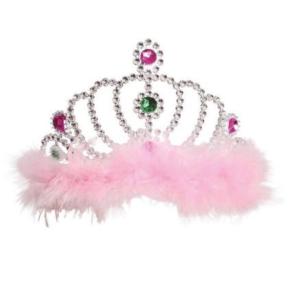 Front - Fiestas Guirca Feather Princess Tiara Costume Accessory