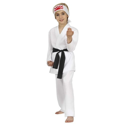 Front - Fiestas Guirca Childrens/Kids Karate Costume Set