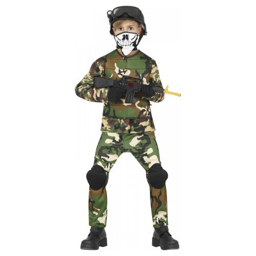 Front - Fiestas Guirca Childrens/Kids Soldier Costume Set