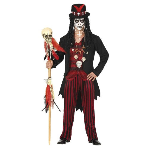 Front - Fiestas Guirca Mens Witch Doctor Costume Set