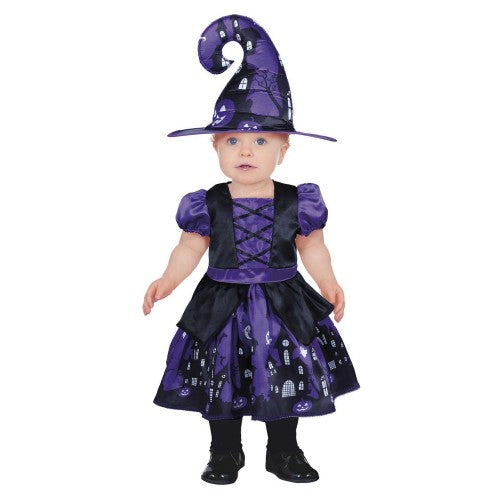 Front - Fiestas Guirca Baby Witch Costume Set