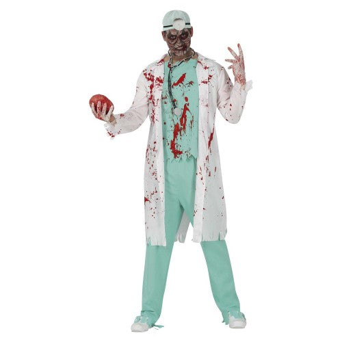 Front - Fiestas Guirca Mens Doctor Zombie Costume Set