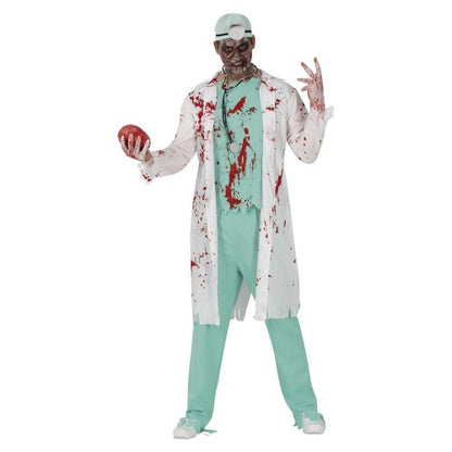 Front - Fiestas Guirca Mens Doctor Zombie Costume Set